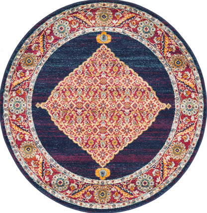 Ulladulla Blue Round Rug