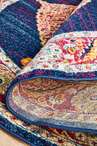 Ulladulla Blue Round Rug