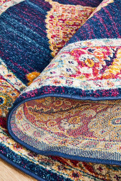 Ulladulla Blue Round Rug