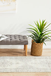 Ulladulla Platinum Silver Runner Rug