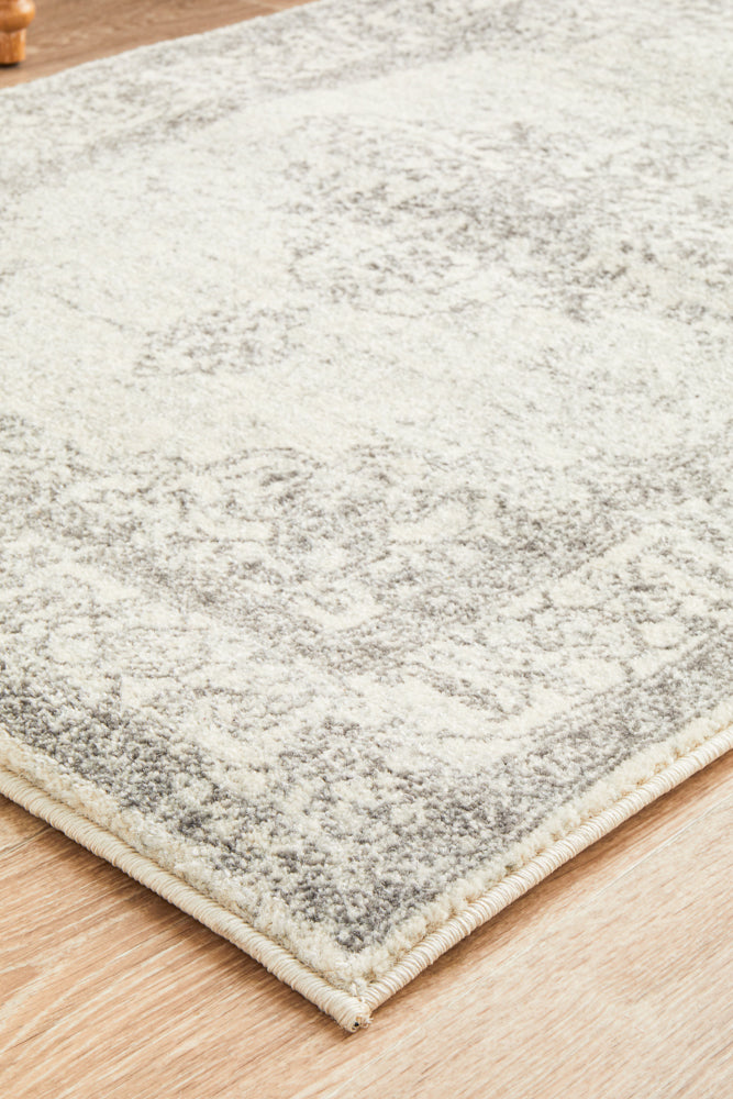 Ulladulla Platinum Silver Runner Rug
