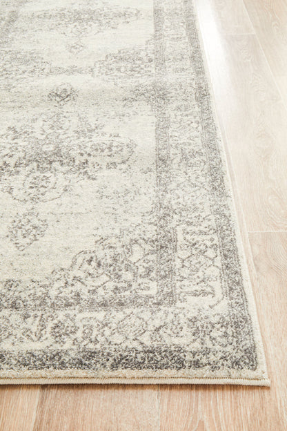 Ulladulla Platinum Silver Runner Rug