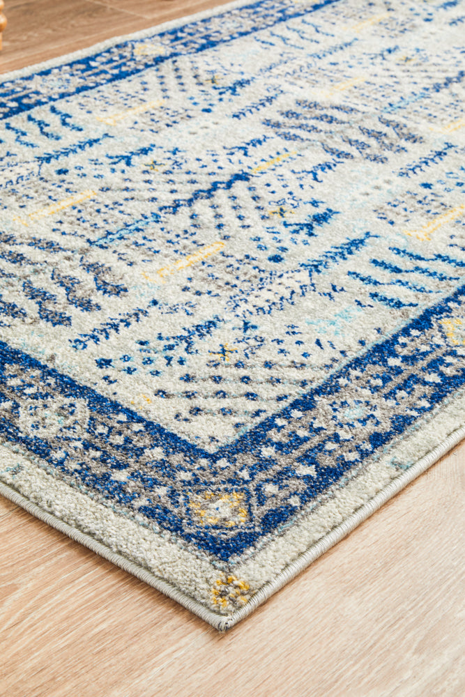 Ulladulla Denim Blue Runner Rug