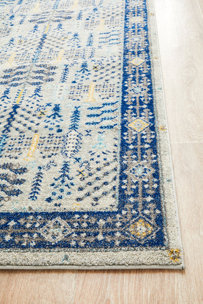 Ulladulla Denim Blue Runner Rug