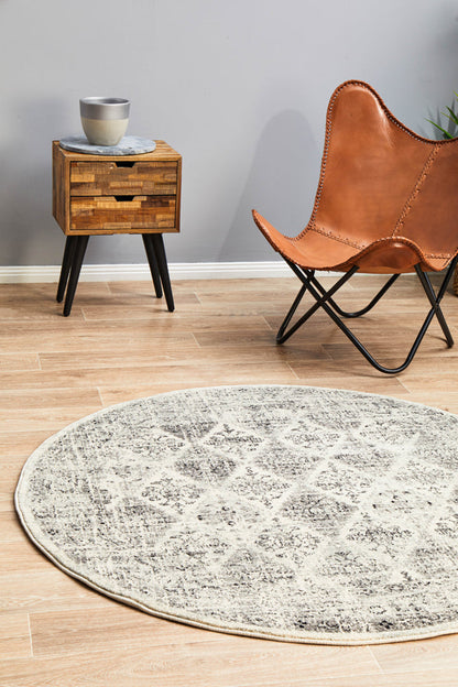Ulladulla Ash Grey Round Rug