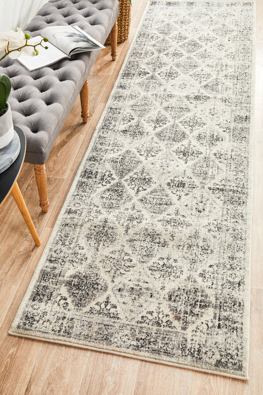 Ulladulla Ash Grey Runner Rug