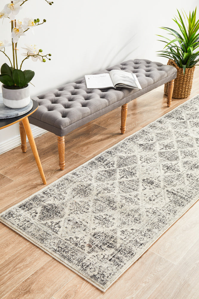 Ulladulla Ash Grey Runner Rug