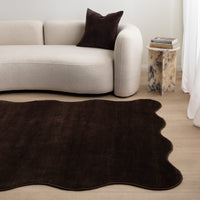 Wooli Chocolate Brown Rug