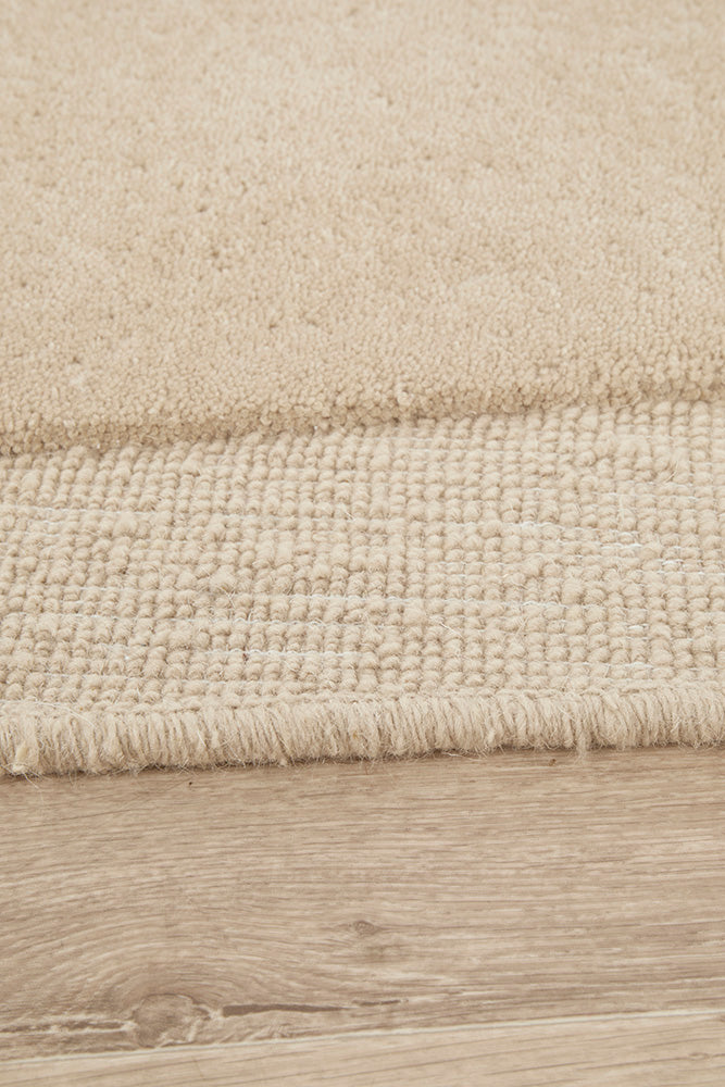 Somers Beige Wool Rug