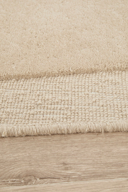 Somers Beige Wool Rug