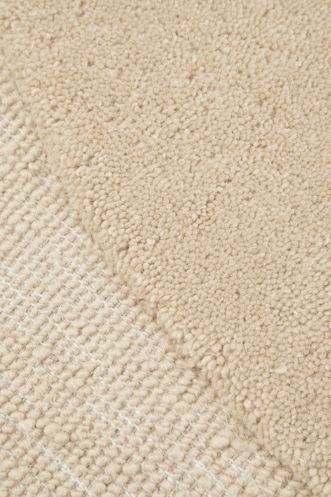 Somers Beige Wool Rug