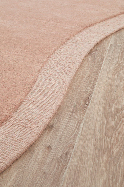 Somers Blush Pink Wool Rug