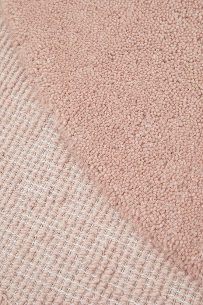 Somers Blush Pink Wool Rug