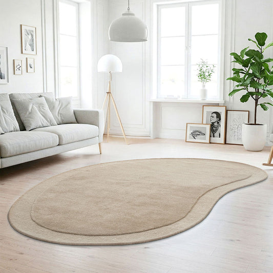 Somers Latte Natural Wool Rug