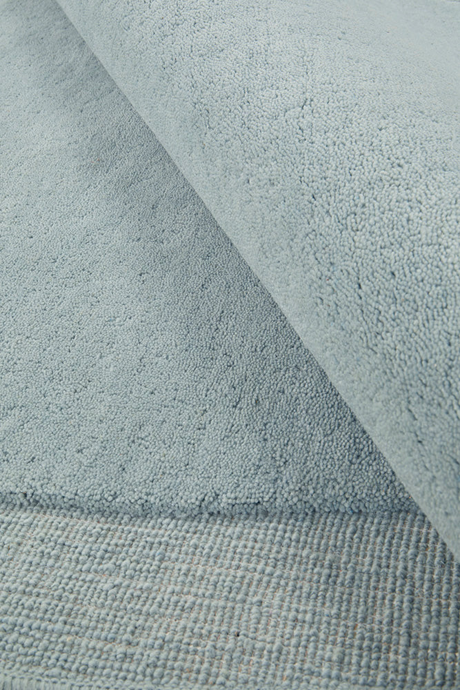 Somers Sky Blue Wool Rug
