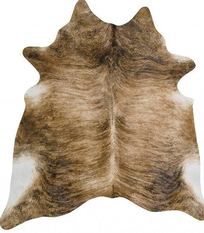 Bruny Wheatgrass Natural Leather Rug