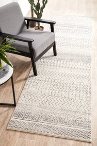 Tathra Quartz Silver Runner Rug
