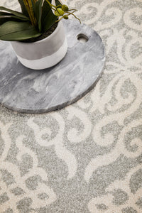 Tathra Pewter Silver Rug