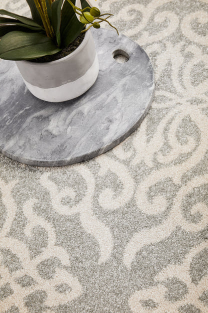 Tathra Pewter Silver Rug