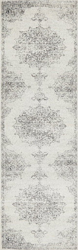 Tathra Platinum Silver Runner Rug