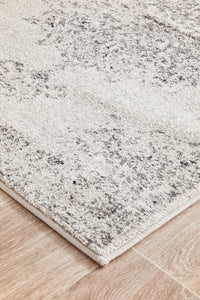 Tathra Platinum Silver Runner Rug
