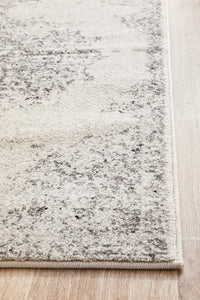 Tathra Platinum Silver Runner Rug