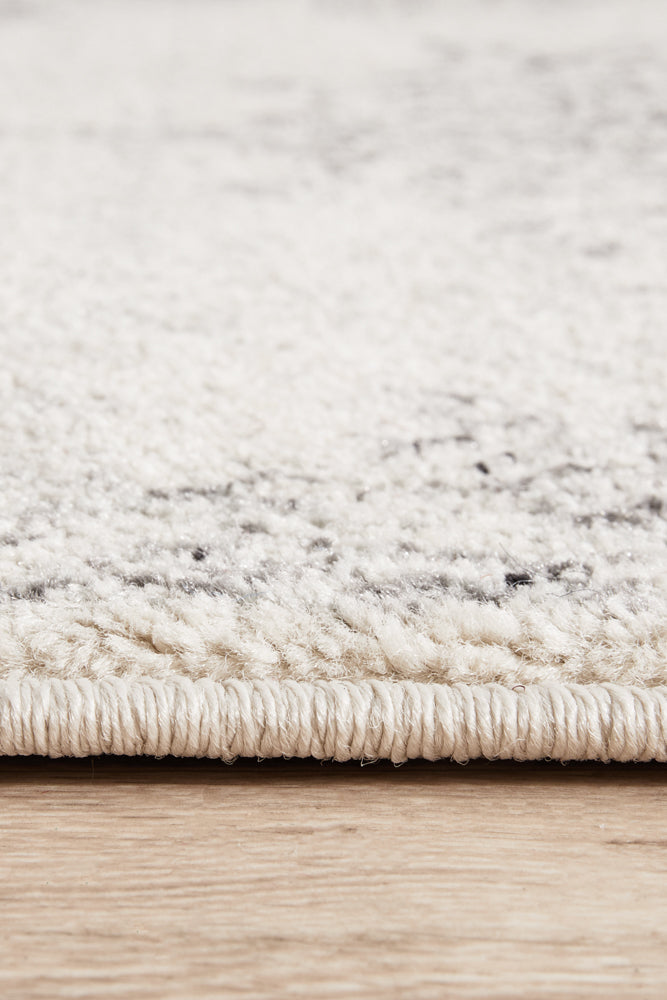 Tathra Platinum Silver Runner Rug