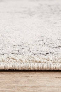 Tathra Platinum Silver Runner Rug