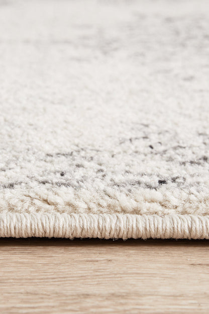 Tathra Platinum Silver Runner Rug