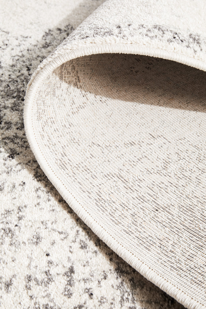 Tathra Platinum Silver Runner Rug