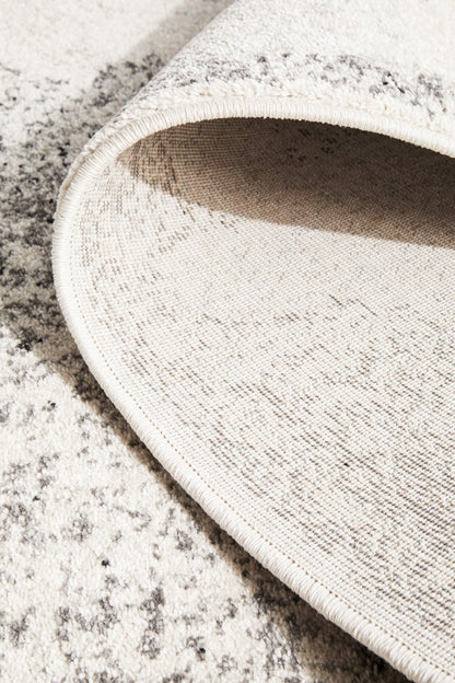 Tathra Platinum Silver Runner Rug