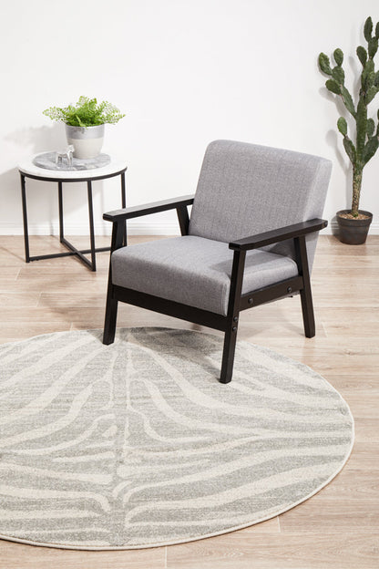 Tathra Savannah & Silver Round Rug