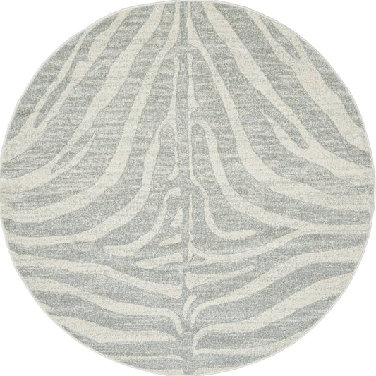 Tathra Savannah & Silver Round Rug