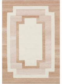 Collaroy Brown Outdoor Rug ‚Äî polyester rug, warm, grounding tone, The Inspire Home