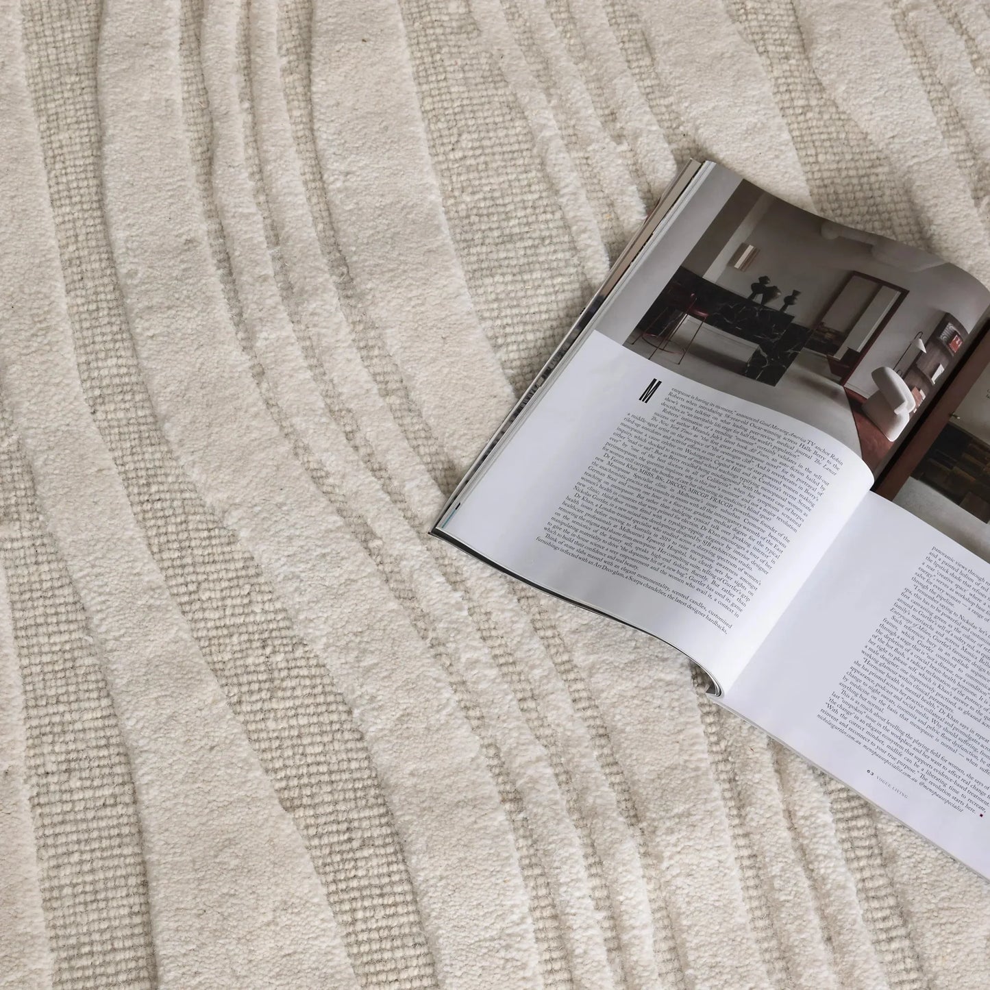 Coolum Ivory Wool Rug