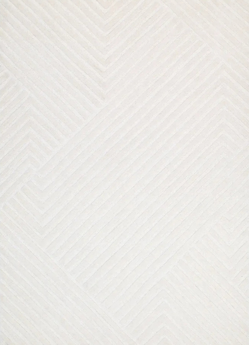 Cooma Ivory Wool Rug — natural texture, The Inspire Home