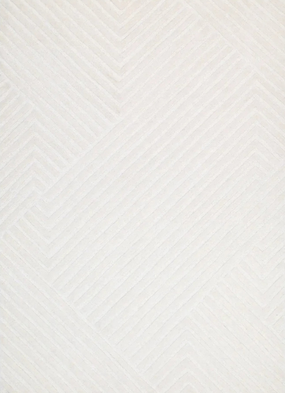 Cooma Ivory Wool Rug ‚Äî natural texture, The Inspire Home