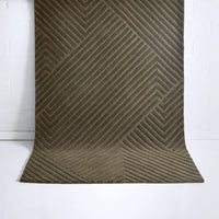 Cooma Olive Wool Rug ‚Äî natural texture, The Inspire Home