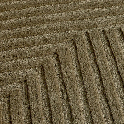 Cooma Olive Wool Rug
