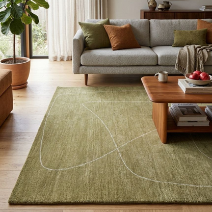 Cottesloe Green Wool Rug