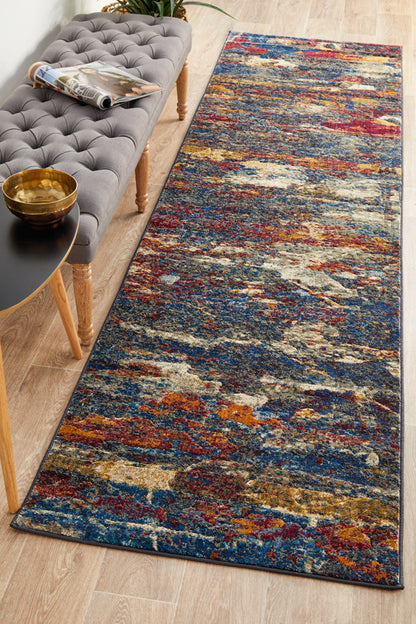 Freycinet Midnight Multicolor Runner Rug