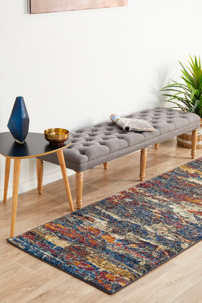 Freycinet Midnight Multicolor Runner Rug