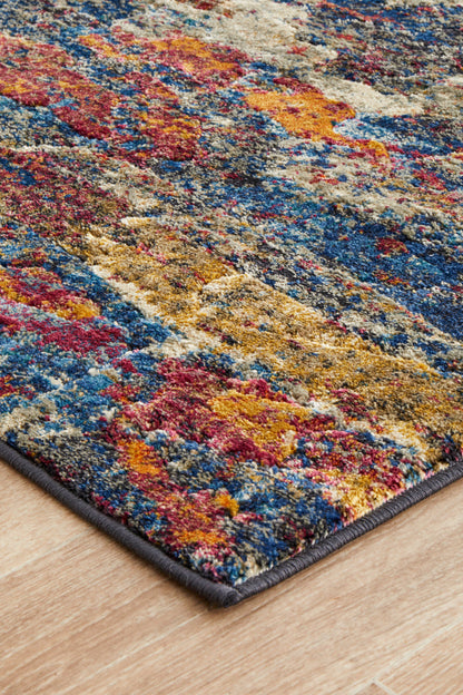 Freycinet Midnight Multicolor Runner Rug