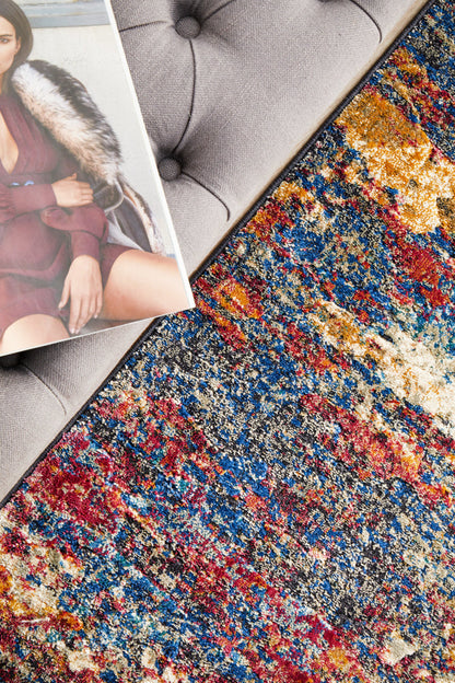 Freycinet Midnight Multicolor Runner Rug