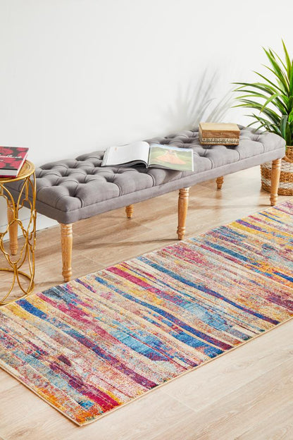 Freycinet Natural Multicolor Runner Rug