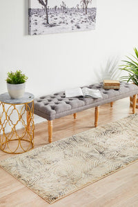 Freycinet Graphite Beige Runner Rug