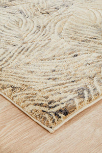 Freycinet Graphite Beige Runner Rug