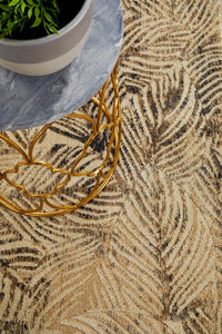 Freycinet Graphite Beige Runner Rug
