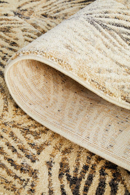 Freycinet Graphite Beige Runner Rug