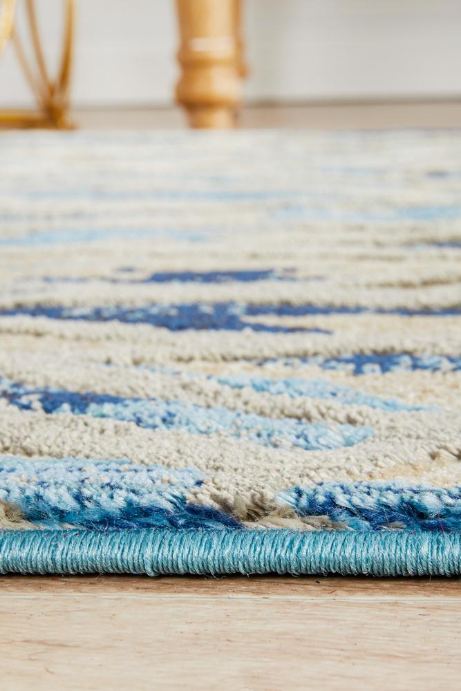 Freycinet Blue Multicolor Runner Rug
